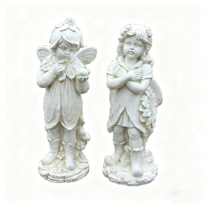 تمثال بشري من الألياف الزجاجية لملاك صغير